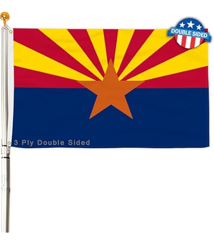 Amazon.com : AZ FLAG - Arizona Flag - 2x3 Ft - 100D